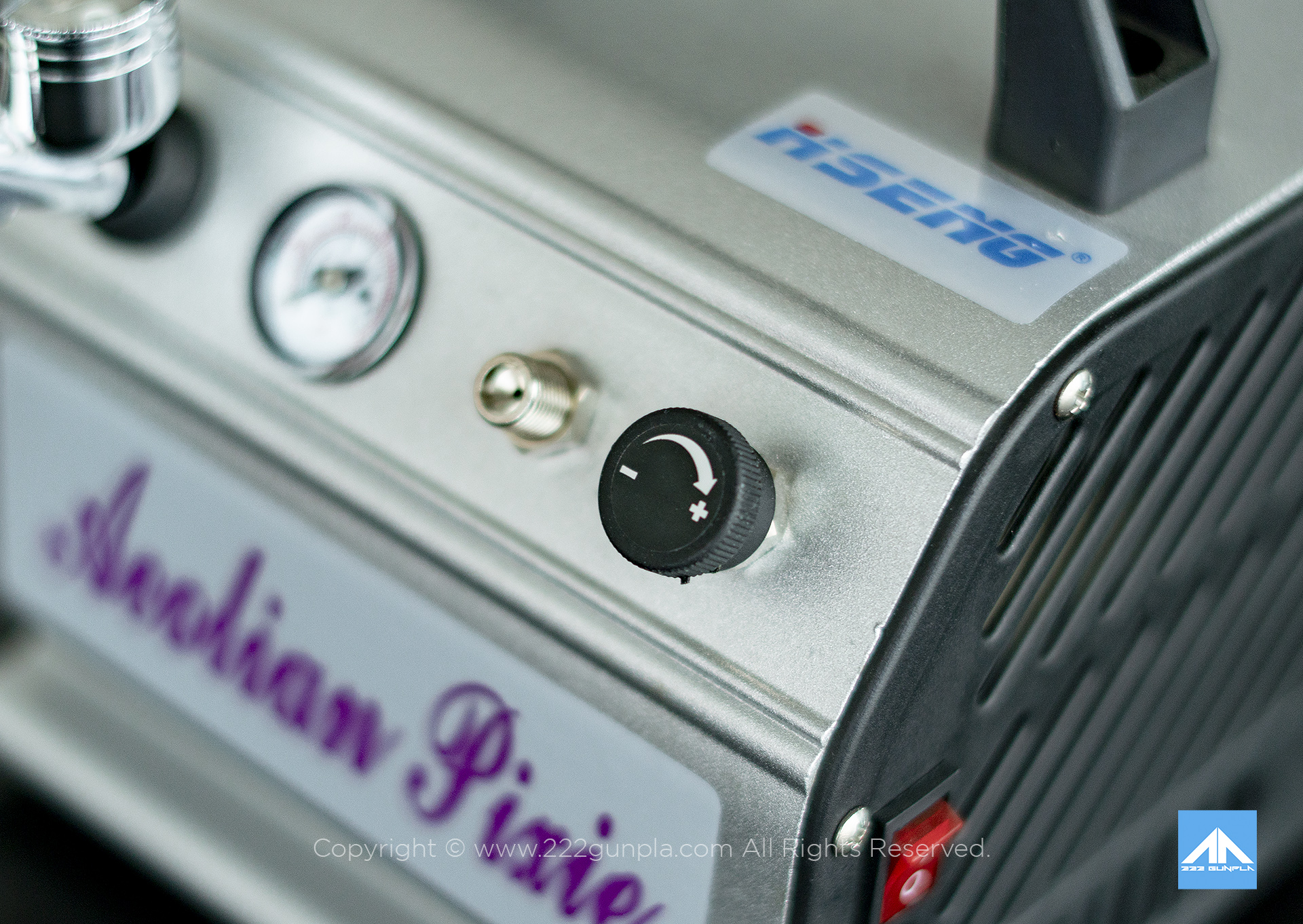 ชุดปั๊มลมแอร์บรัช HSENG รุ่น AS176 AEOLIAN PIXIE
