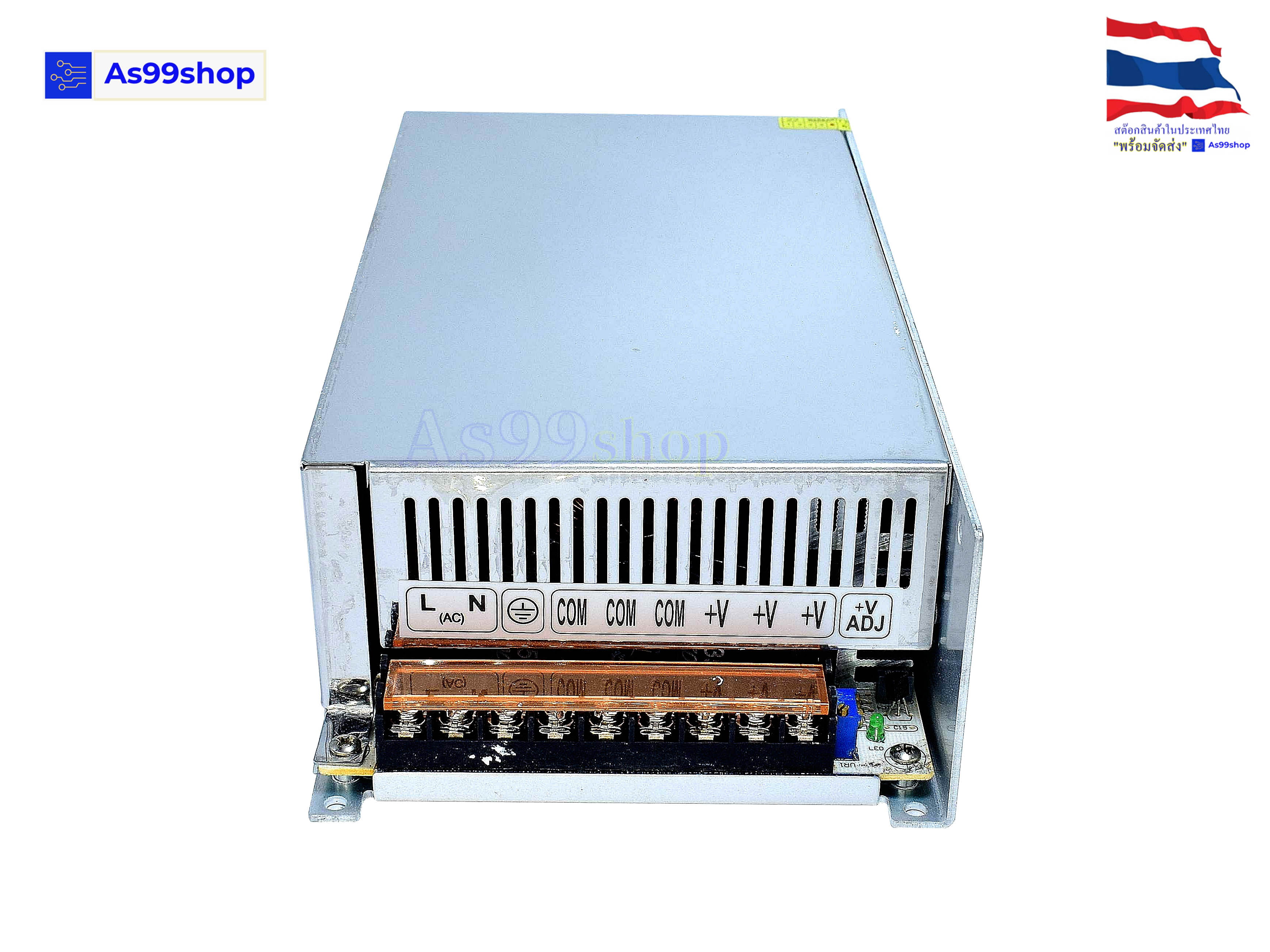 สวิตชิ่งเพาเวอร์ซัพพลาย Switching Power Supply 24V 33.3A 800W(สีเงิน) S-800-24