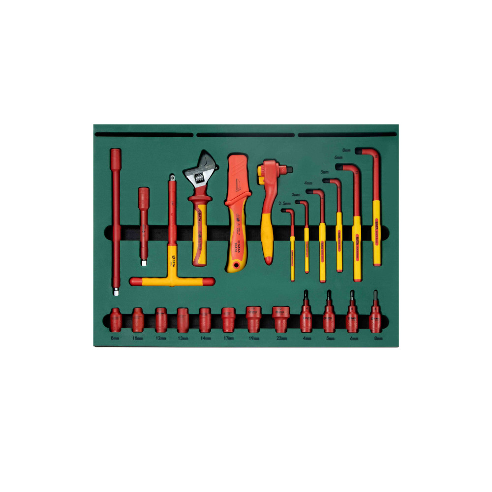 SATA 09935 ชุดเครื่องมือช่างไฟฟ้า 59ชิ้น