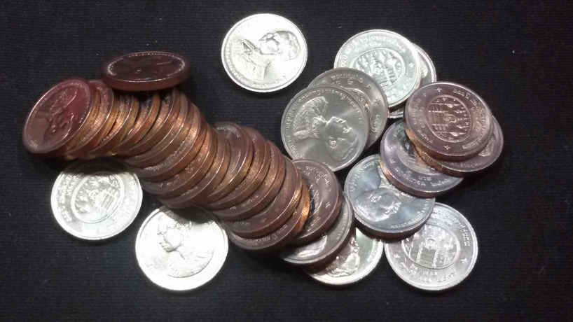 เหรียญ 2 บาท 100 ปี แห่งวันพระราชสมภพพระปกเกล้าเจ้าอยู่หัว ปี2536 UNC