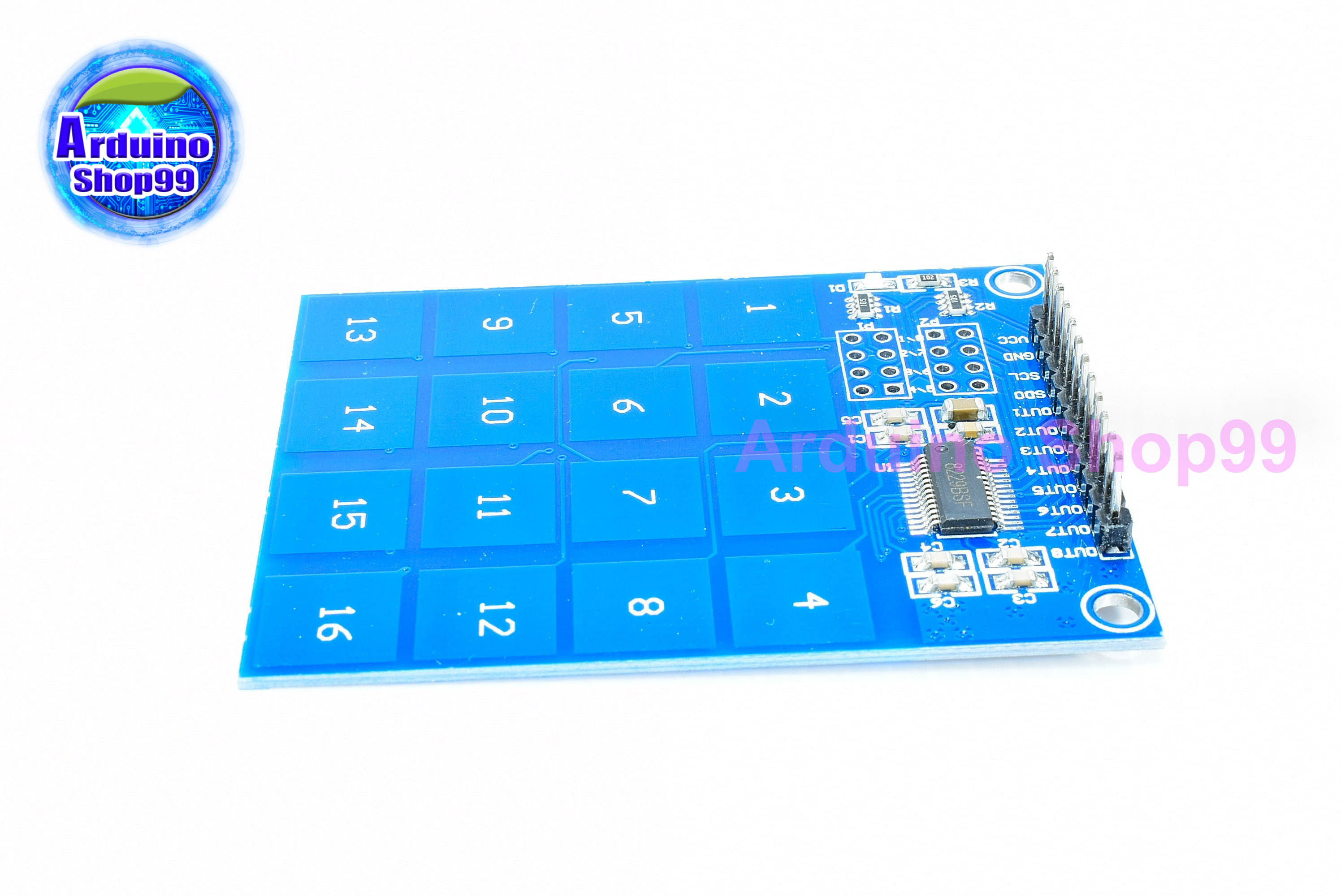 TTP229 16-channel capacitive touch switch digital touch sensor module