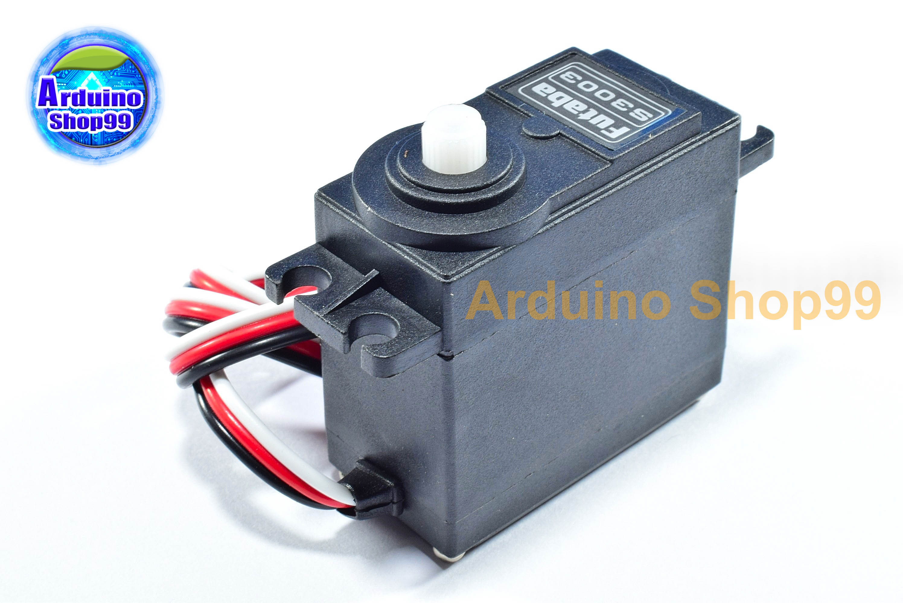 เซอร์โว FUTABA S3003 หมุนได้ 0-180 องศา แรงบิด 3.2 kg/cm (4.8V)