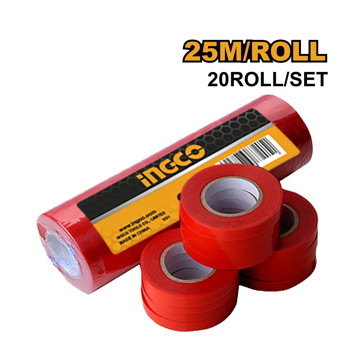 INGCO HPTM1258T เทปรัดกิ่งไม้ 25m (20ม้วน/ชุด)