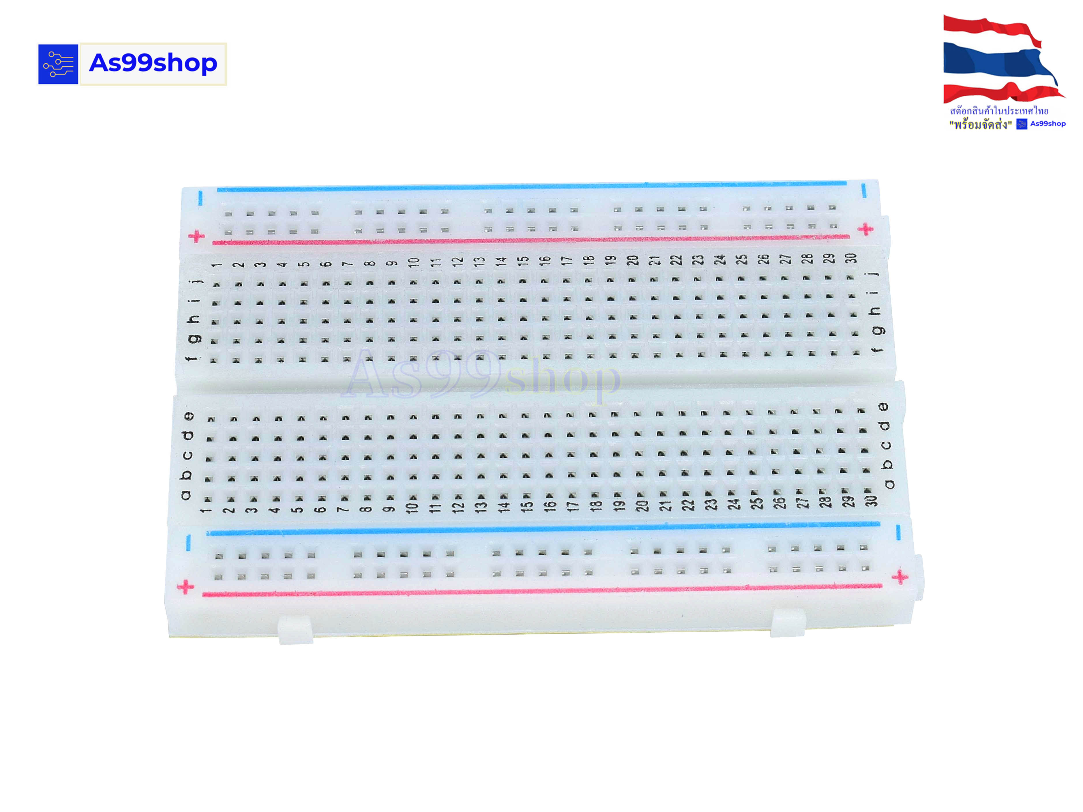 บอร์ดทดลองขนาดเล็ก 400 ช่อง Protoboard Breadboard 400 holes