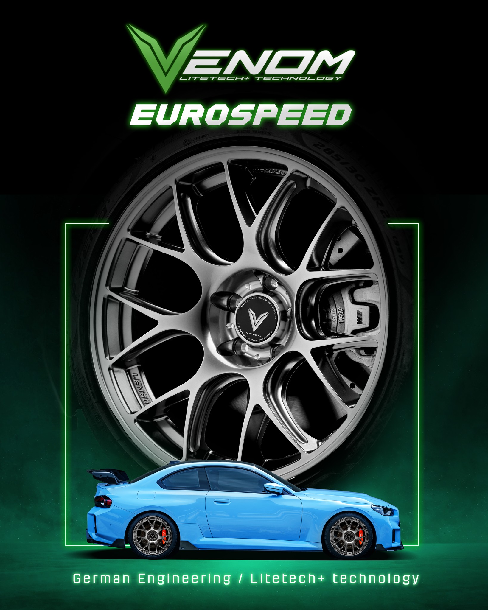 ล้อ VENOM EUROSPEED LITETECH+ ขอบ 18
