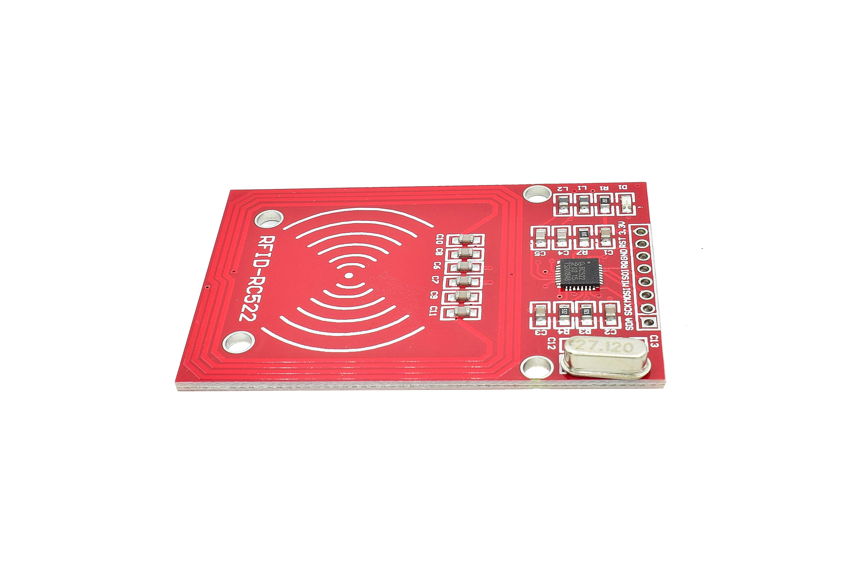 RC522 RFID Module Mini Card Reader/Detector 13.56MHz RED PCB