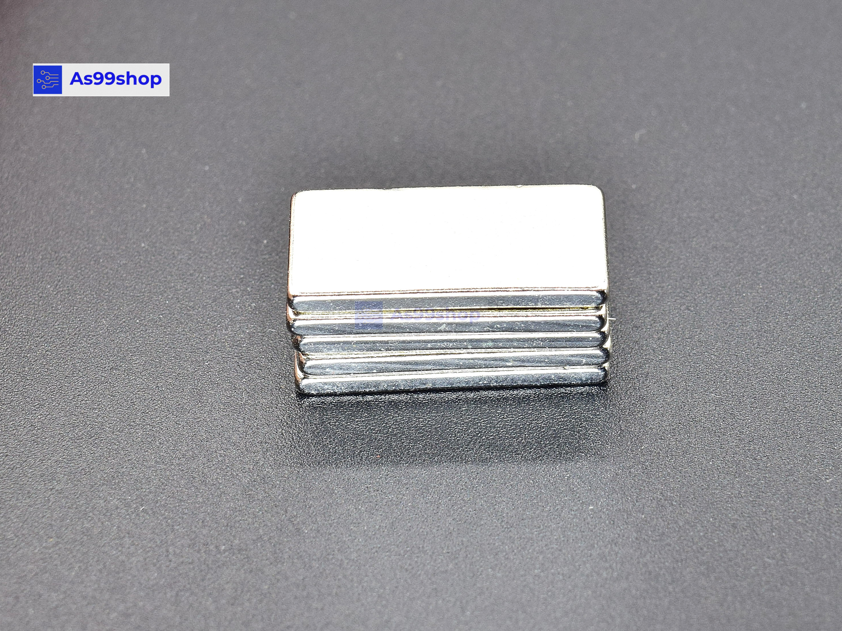 แม่เหล็กแรงสูง Neodymium magnet 10*20*2 mm( 5 ชิ้น )
