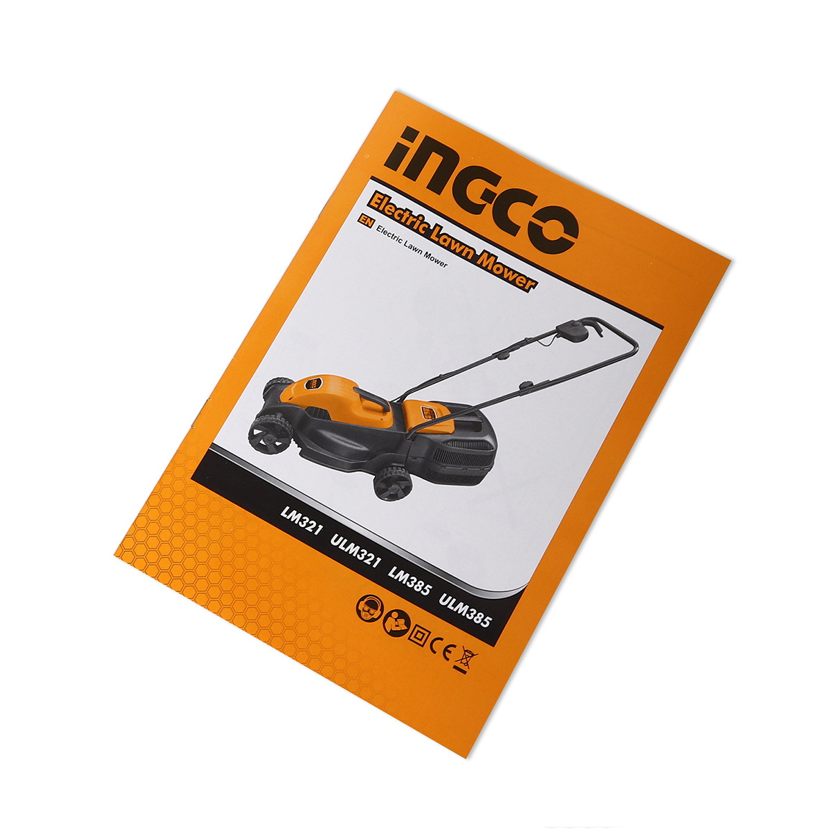 INGCO LM385 รถเข็นตัดหญ้าไฟฟ้า 15" 1600W/220V