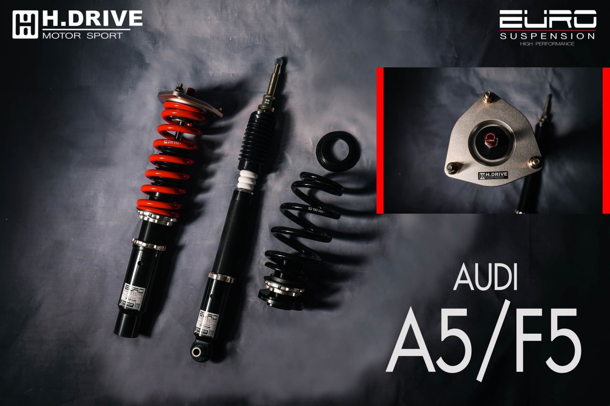 โช๊คอัพ HDRIVE Euro suspension รุ่น AUDI A5