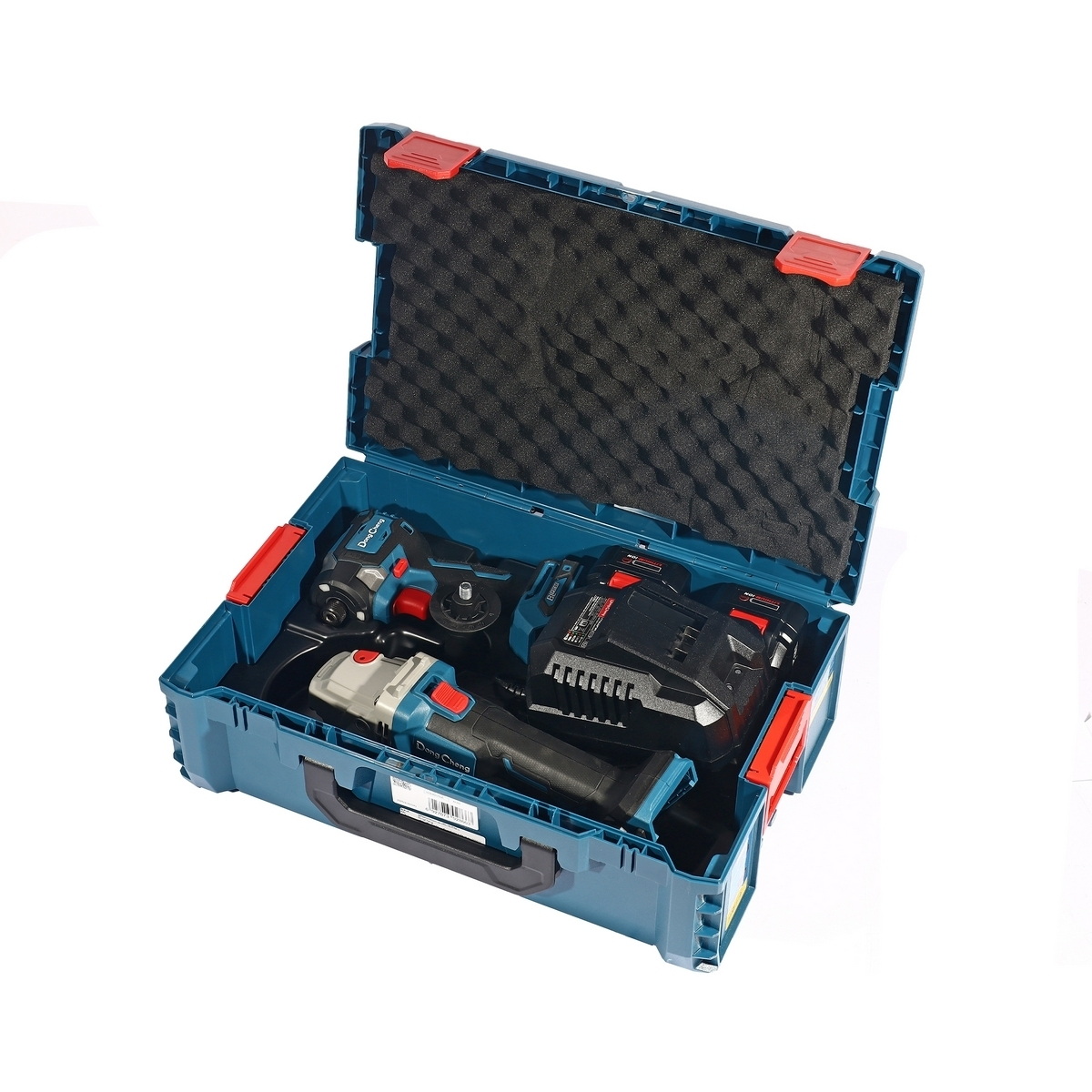 Dong Cheng DCKIT27-EK ชุด COMBO DCPL208 ไขควงกระแทก+DCSM03-100 เครื่องเจียร์ 4" 20V