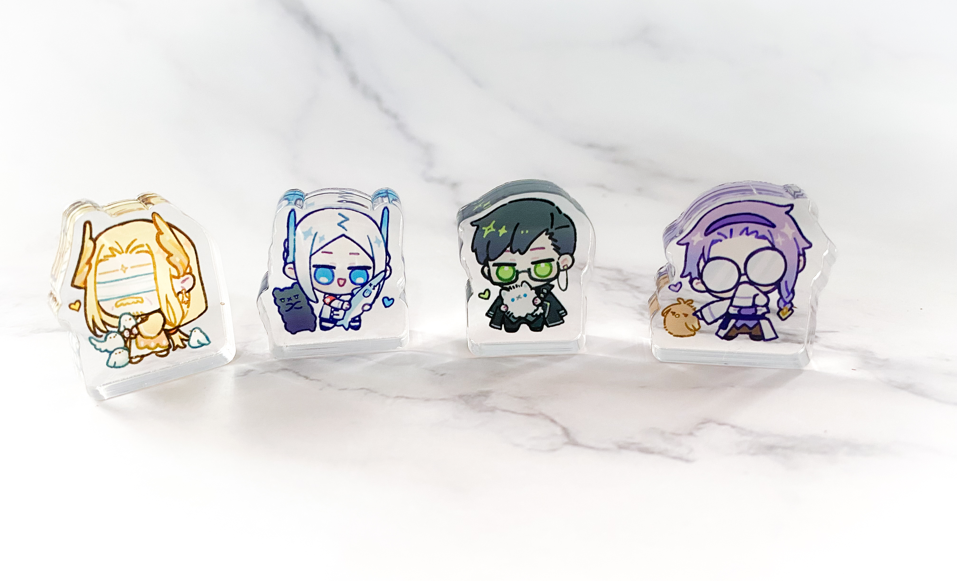 [ stock & Pre ] Petite Pals (Setx4) - Acrylic Standee