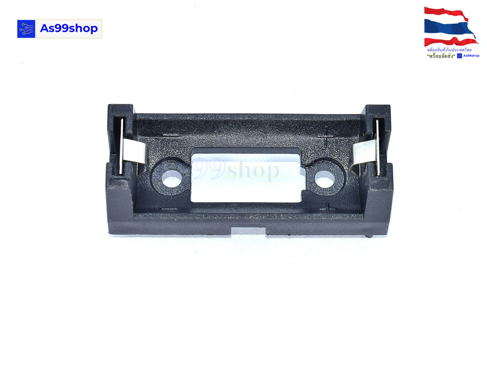 รังถ่าน 1 ช่อง CR123A battery box PCB (1 ชิ้น+ล๊อคถ่าน )