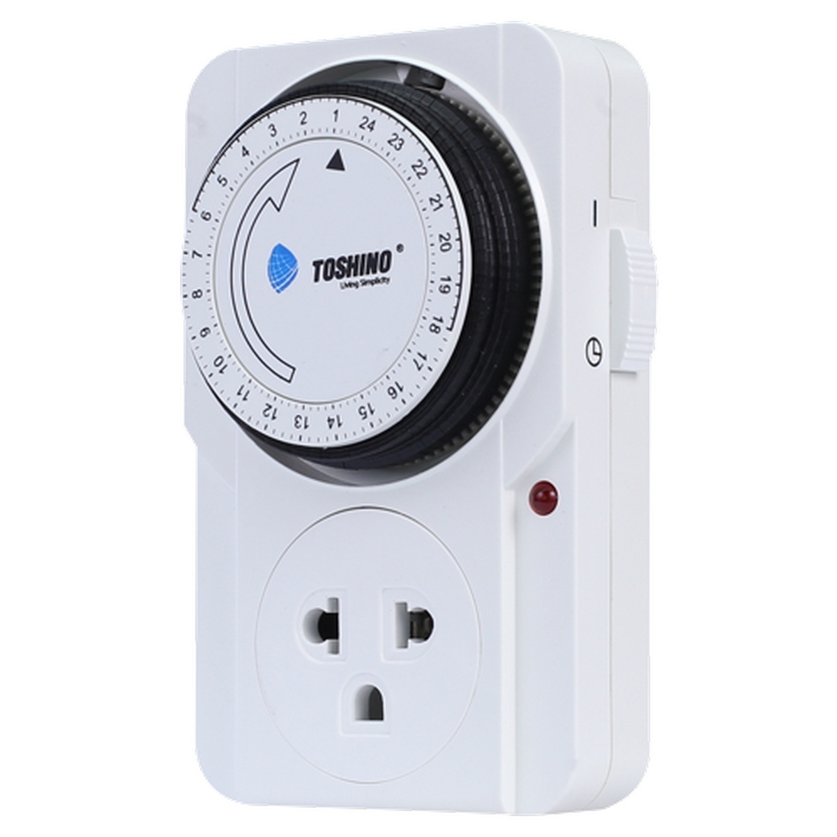 TOSHINO TS-MT3 ปลั๊กไฟตั้งเวลาเปิด-ปิด อัตโนมัติ 24 ชั่วโมง