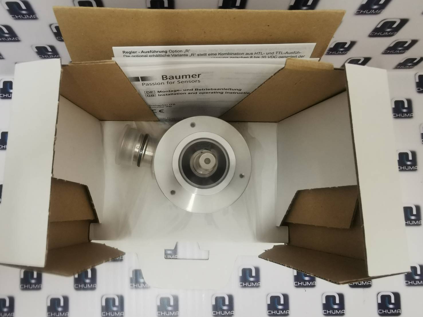 Baumer, Encoder, Industrial encoder incremental, ITD 21 B14 Y11 1024 T NI D2SR12 S 10 5VDC