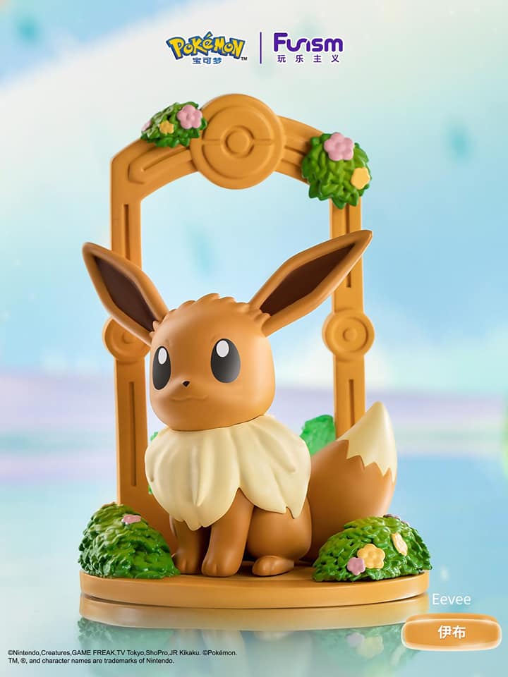 POKEMON x Funism - Eevee Family blind box Set โมเดลกล่องสุ่มโปเกมอน อีวุย งานลิขสิทธิ์ของแท้ [ยกชุด]