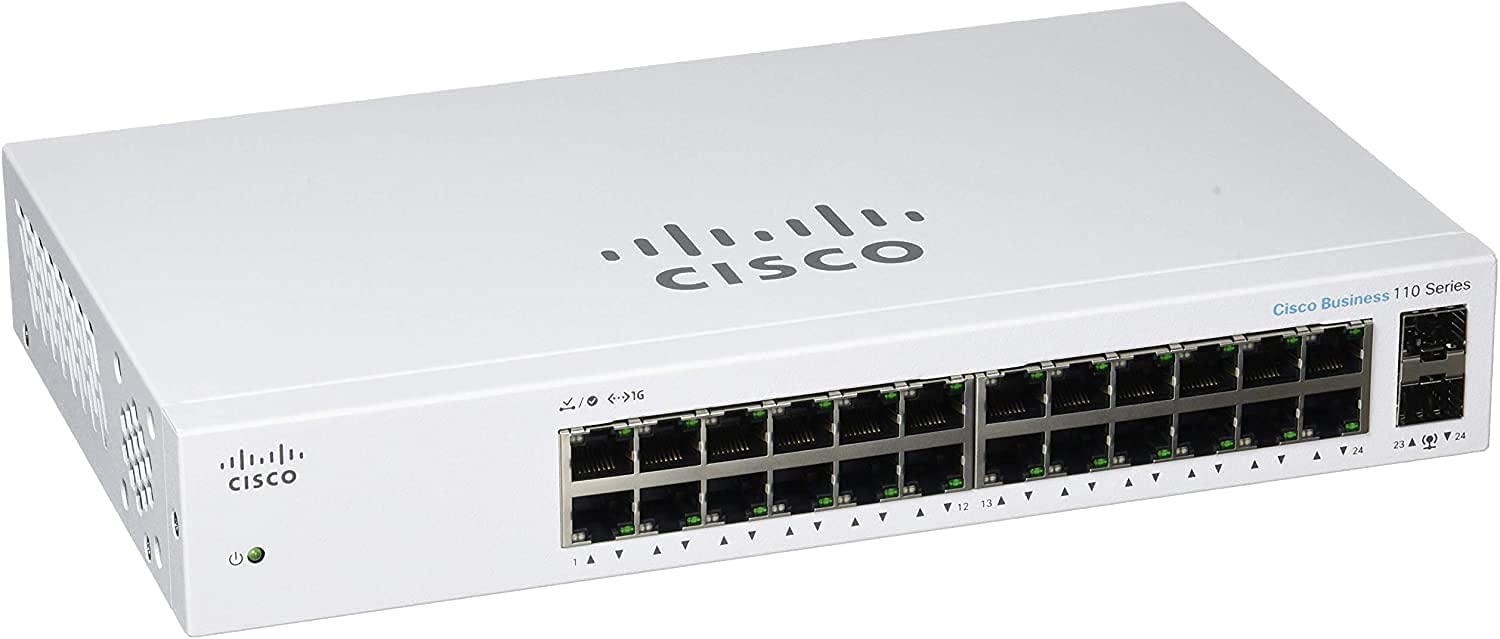 Cisco CBS110-24T-EU Unmanaged Gigabit Switch 24 Port