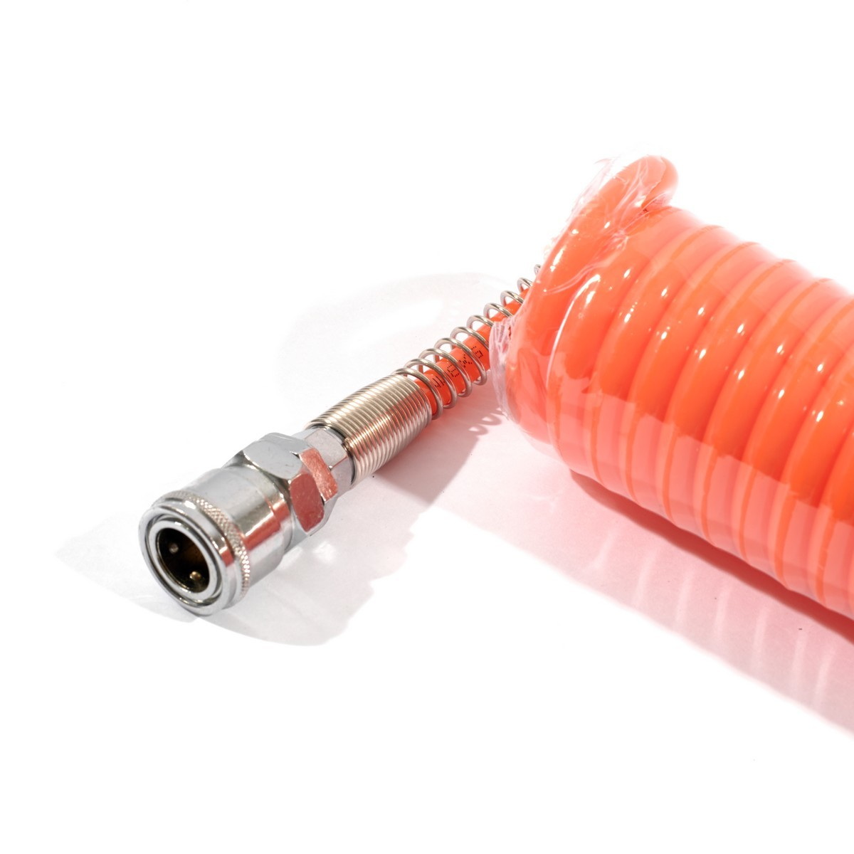 POLO สายลมสปริง PU 5x8mm ยาว 6,9,12,15m แรงดันสูงสุด 10Bar