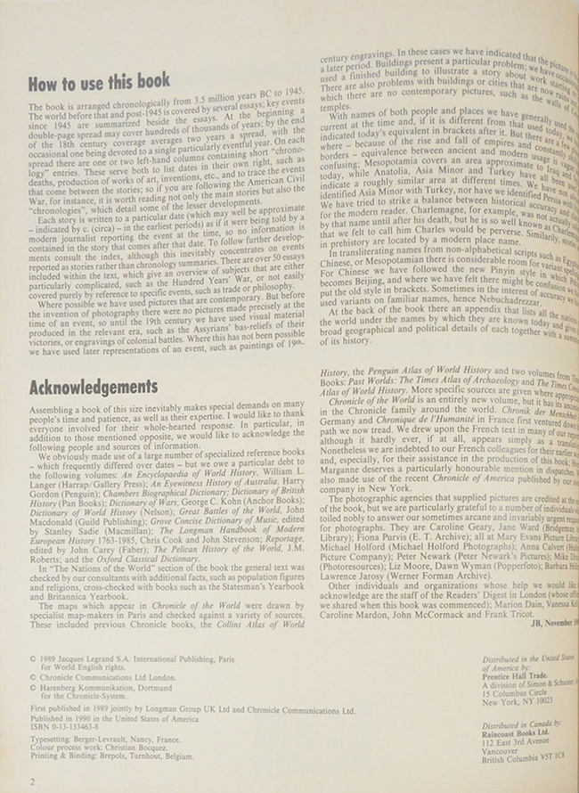 Chronicle of the World