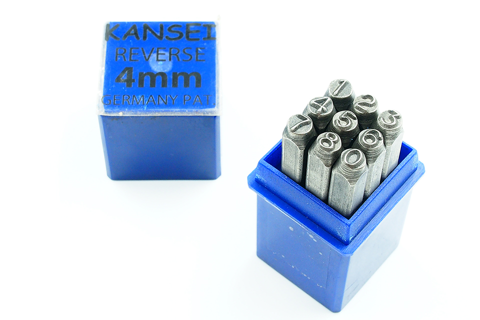 เหล็กตอกตัวเลข (ตัวกลับ) KANSEI ขนาดมิล : 2 MM - 10 MM