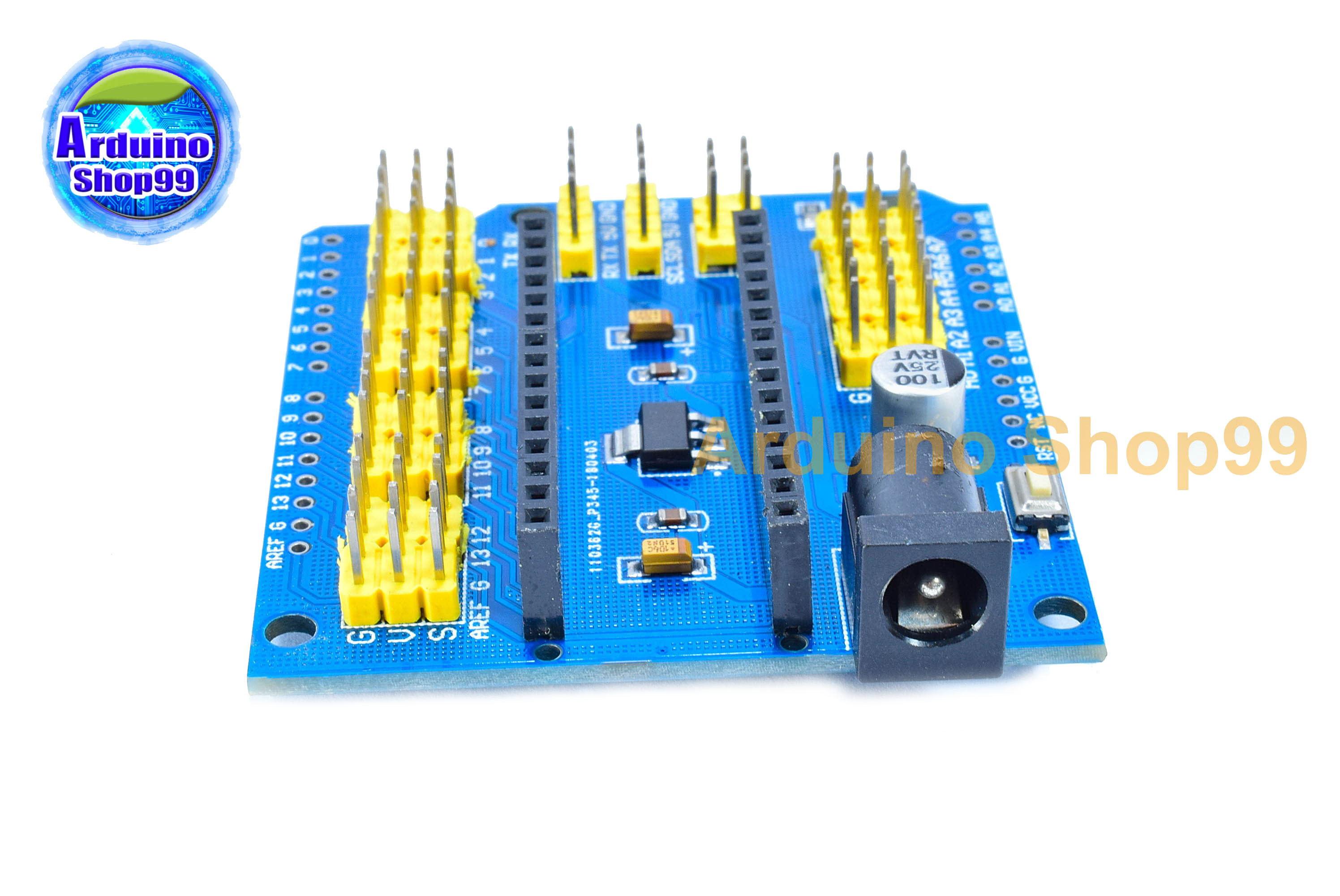 Nano IO Expansion Board / Shield บอร์ดขยาย Nano V3.0 ( Blue )