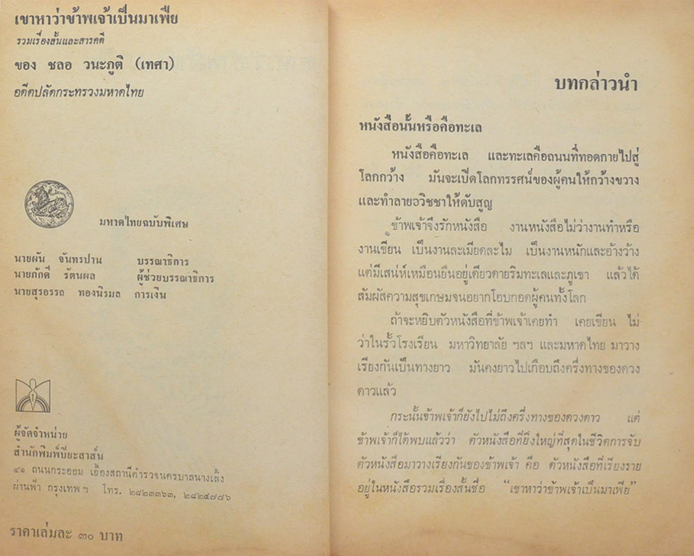 เขาหาว่าข้าพเจ้าเป็นมาเฟีย