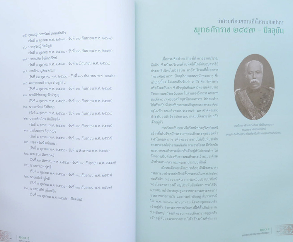 110 ปี แห่งการสถาปนากรมศิลปากร