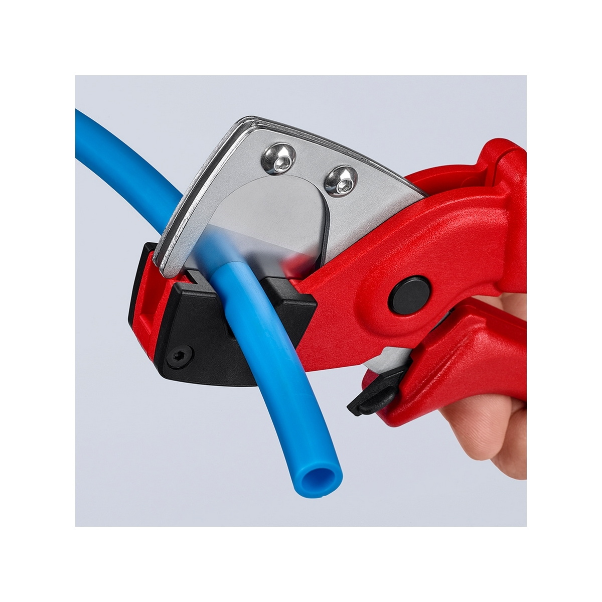 KNIPEX 90 10 185 คีมตัดท่อมัลติเลเยอร์และท่อลมแรงดัน (ตัดสายยาง,ตัดสายลม)