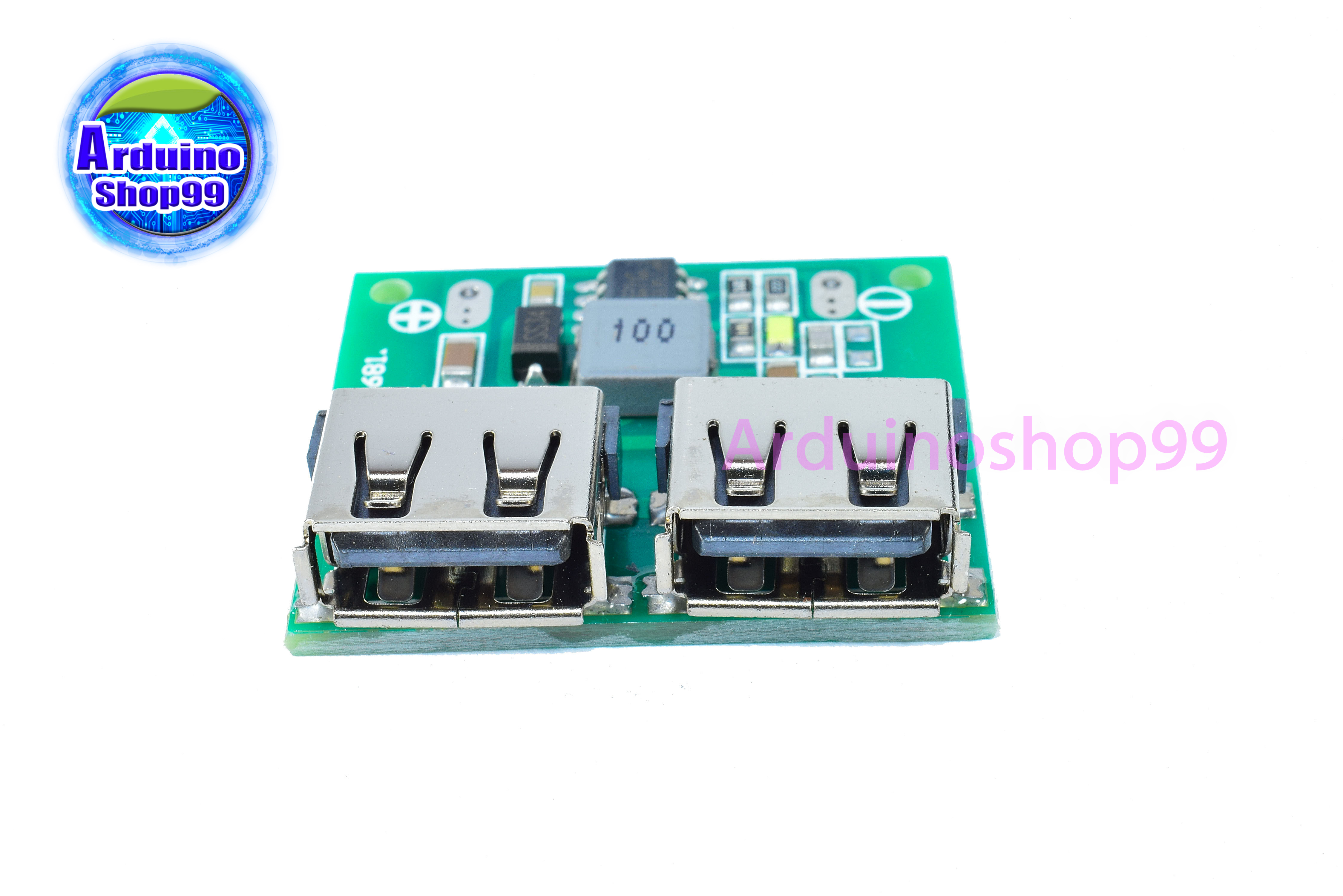 DC-DC 9V/12V/24V to 5V 3A Dual USB output