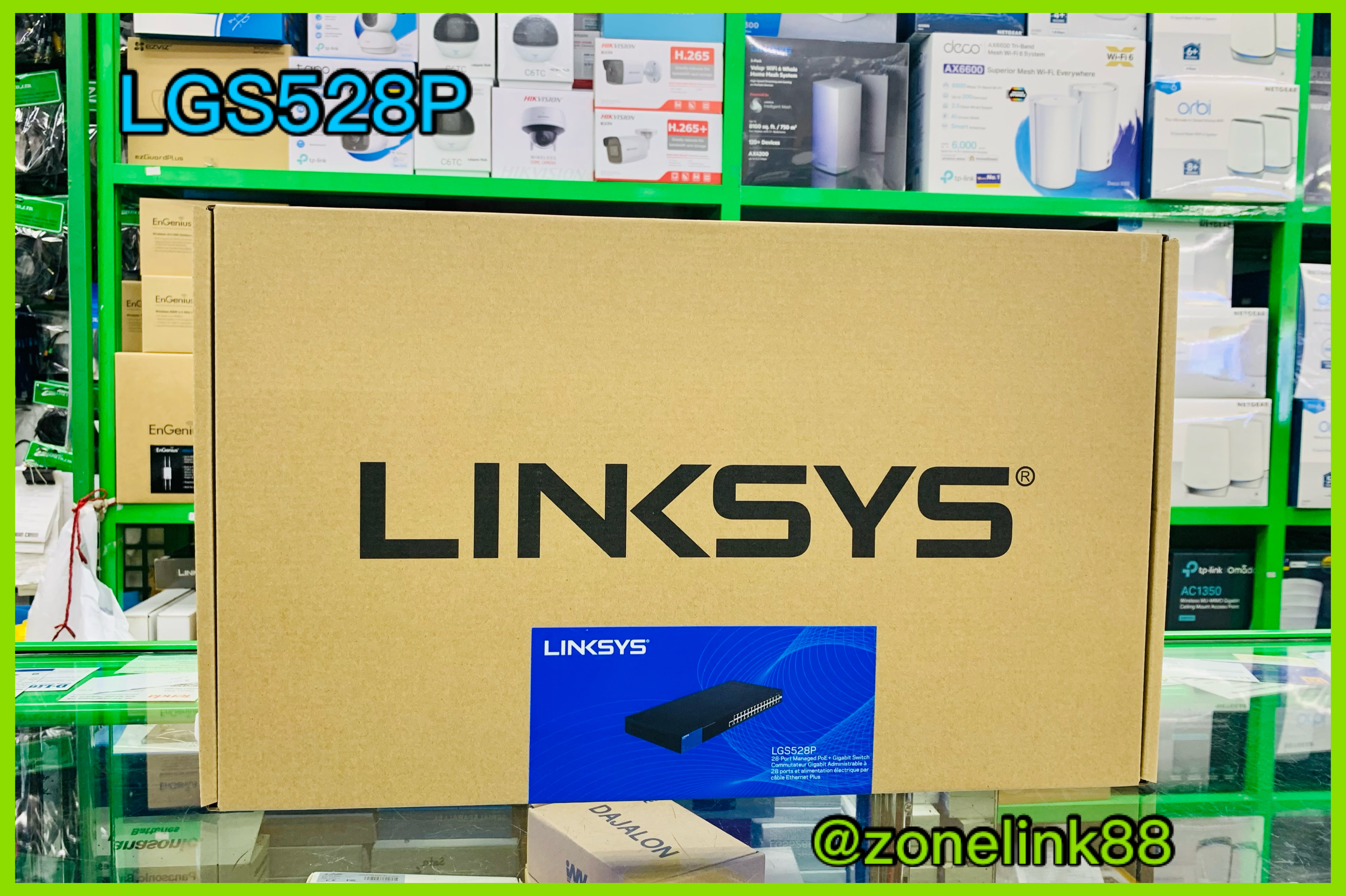 Linksys Business LGS528P 24-Port Gigabit PoE+ (192W) Managed Switch + 2x Gigabit Ethernet + 2x Gigabit SFP/RJ45 Combo Ports