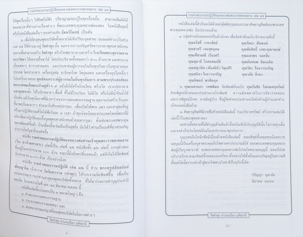 รวมคำสอนธรรมปฏิบัติ (เล่ม 12)