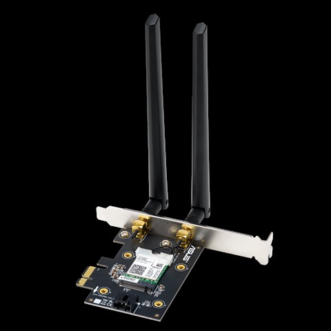 PCE-AX3000 OverviewSpecificationsGallerySupport PCE-AX3000 AX3000 Dual Band PCI-E WiFi 6 (802.11ax). Supporting 160MHz, Bluetooth 5.0, WPA3 network security, OFDMA and MU-MIMO
