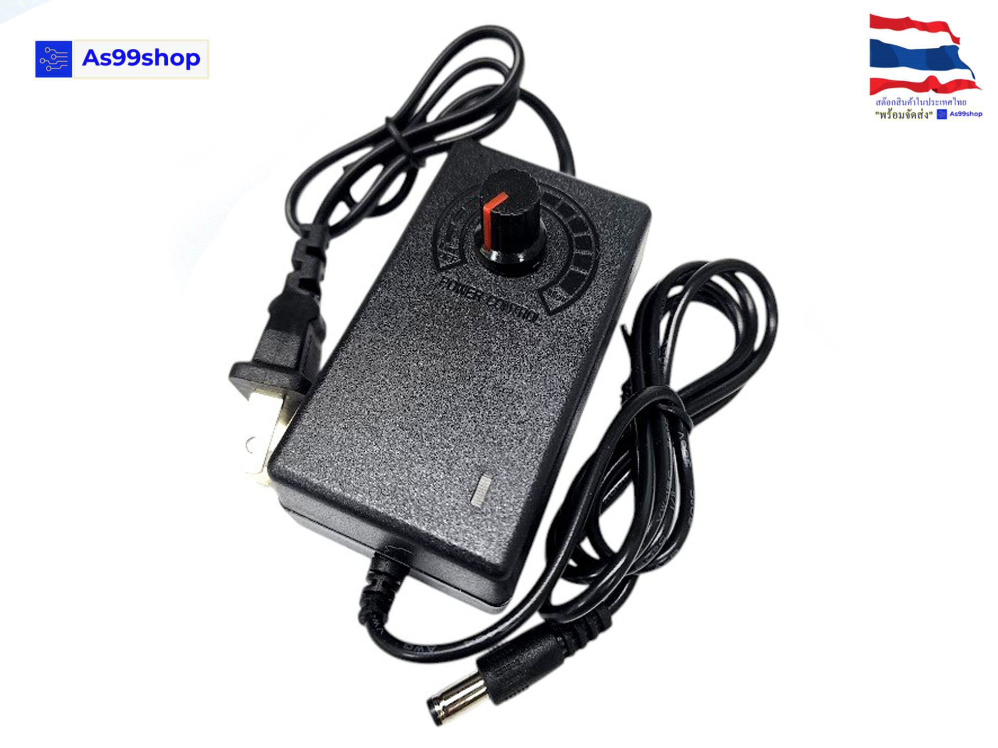3-12V5A Power Adapter ปรับค่าได้ US Plug