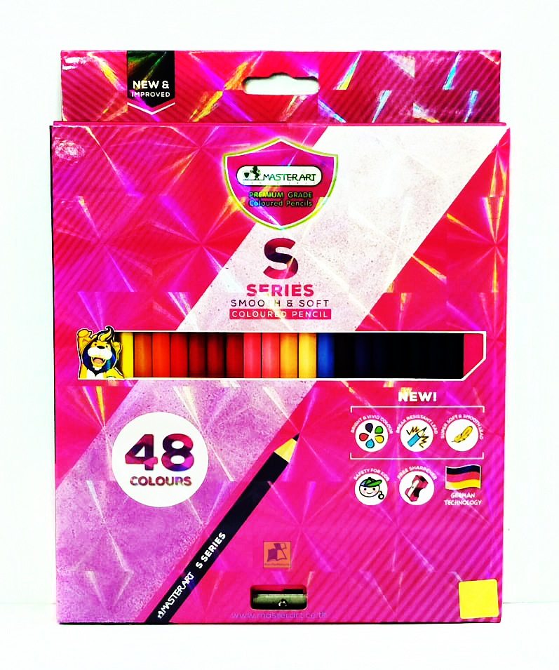 ดินสอสี มาสเตอร์อาร์ต เอส ซีรี่ย์ 48 สี /กล่อง