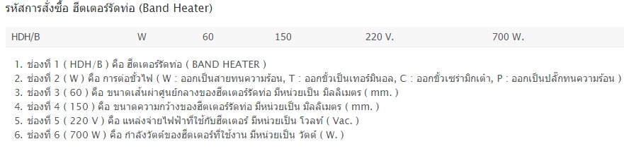 Band Heater - ฮีตเตอร์รัดท่อ