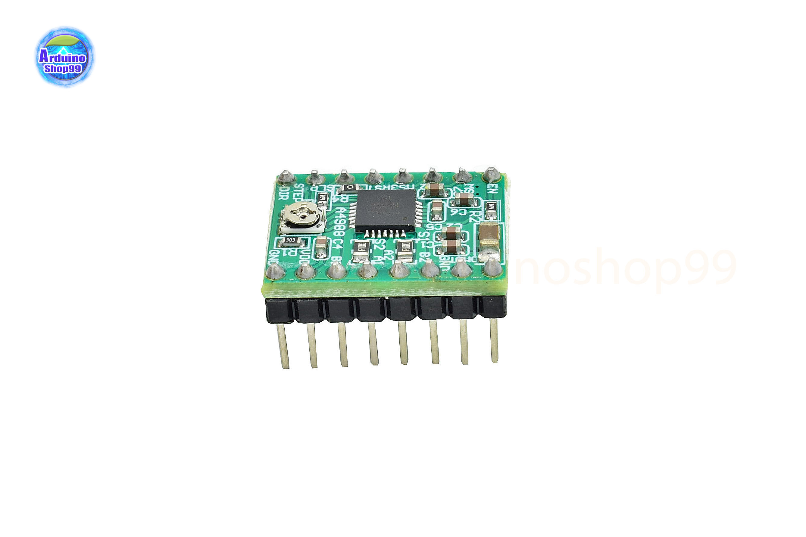 A4988 Stepper Motor Driver Board with Heatsink for 3D Printer( Green )