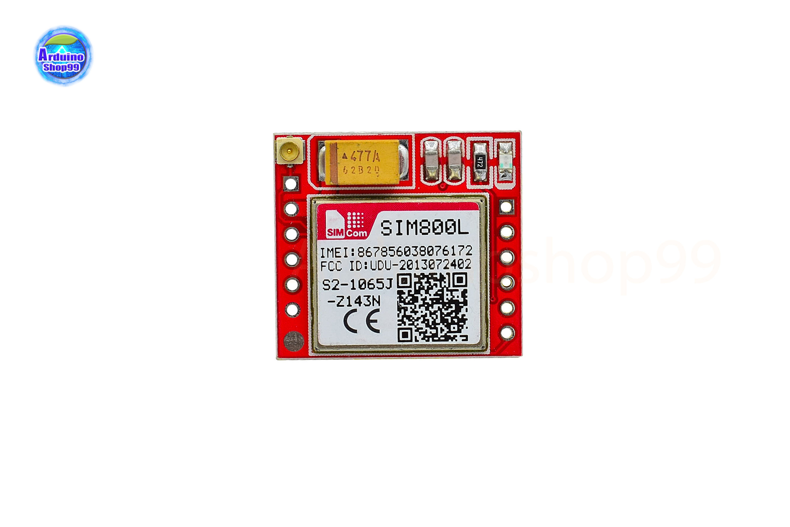 SIM800L GSM GPRS Module Board, MicroSIM Transfer Card Core Board Quad-band