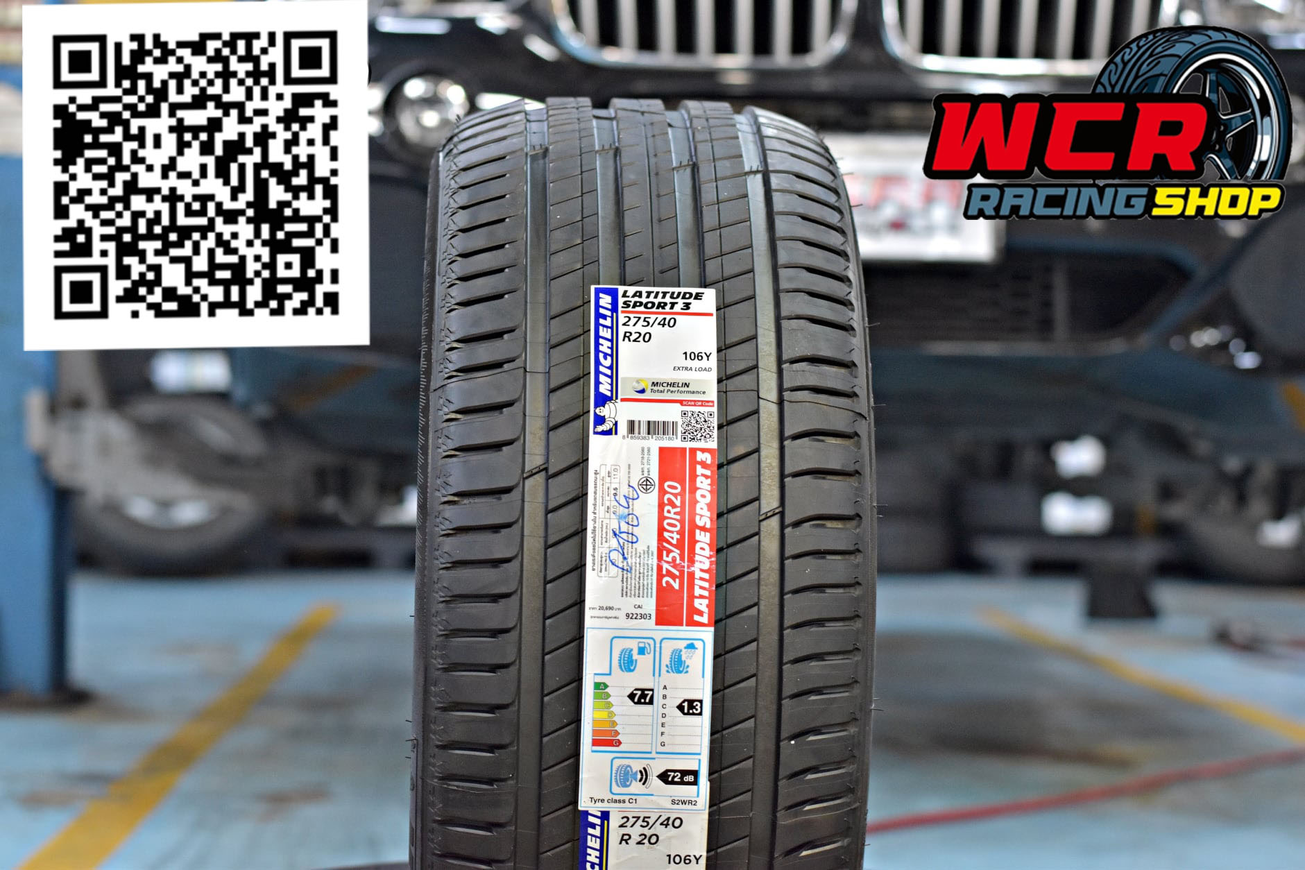 ยาง MICHELIN LATITUDE SPORT 3 ยางหน้า 275/40R20 ยางหลัง 315/35R20