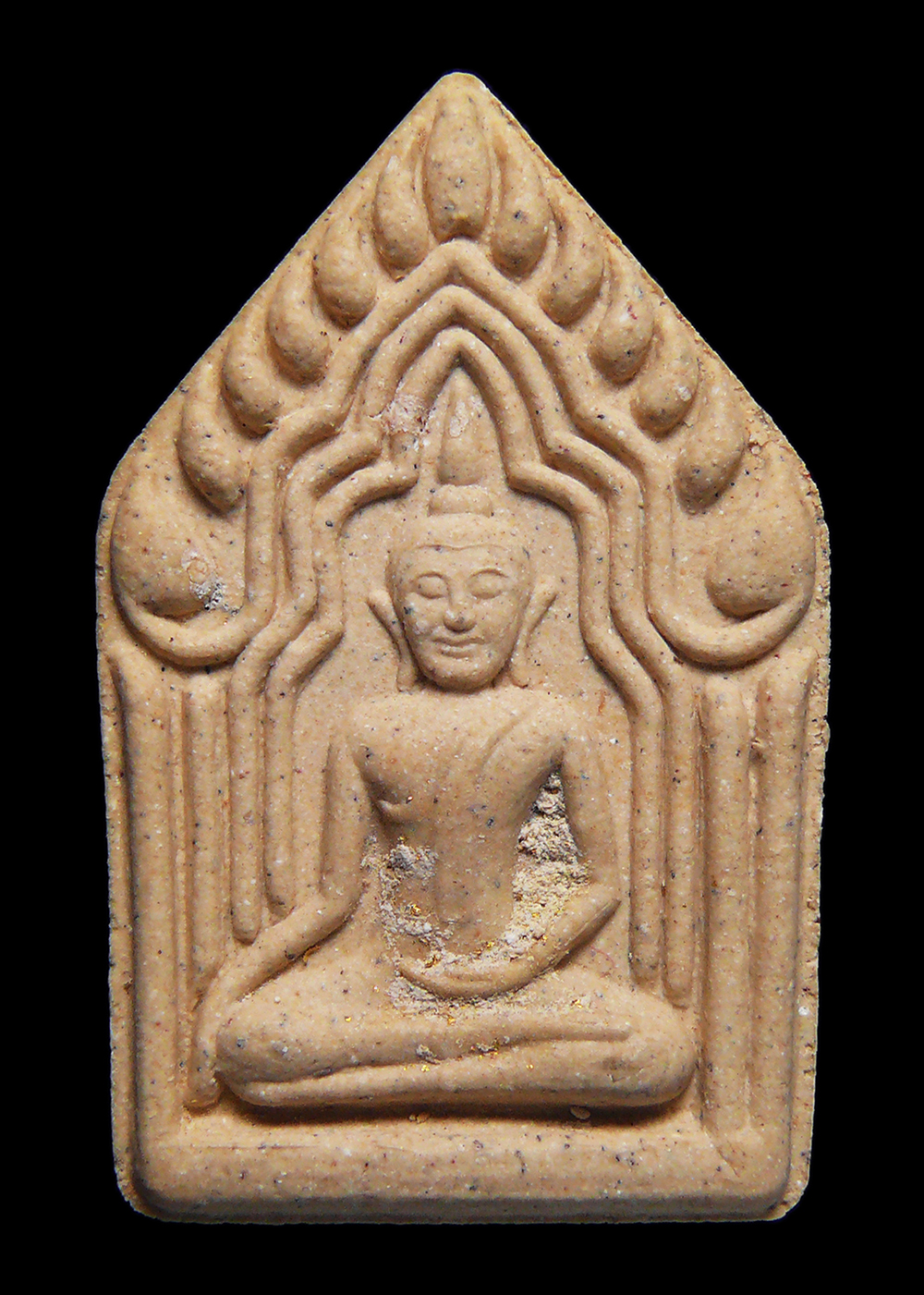 พระขุนแผนพุทไธศวรรย์ ผสมผงพรายกุมาร ระลึก4ปี ธุดงสถานฯหลวงปู่ทิม วัดระหารไร่ 21มีค.2553 พร้อมกล่อง