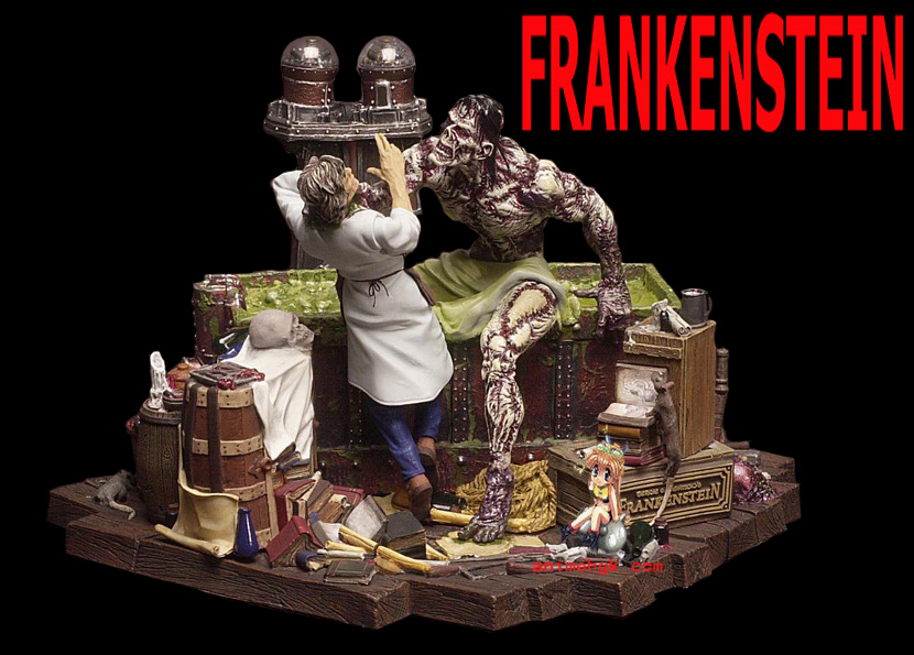 Frankenstein Diorama 1/8