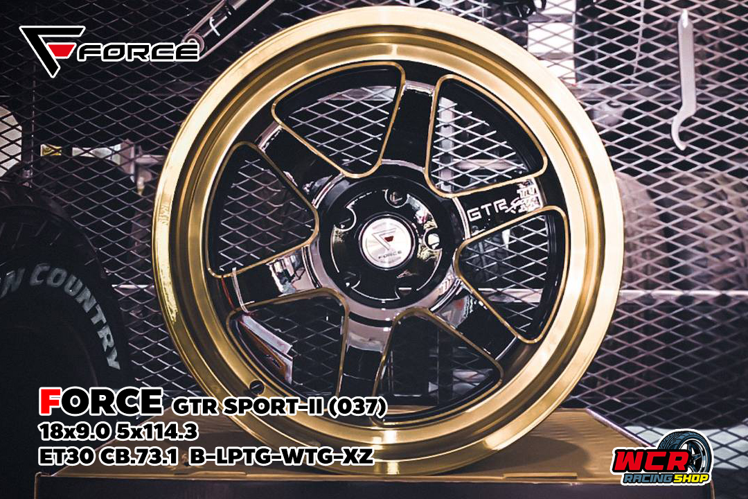 ล้อแม็กซ์ ขอบ18" นิ้ว FORCE GTR SPORT-II (037)