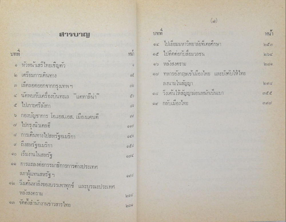 จดหมายเหตุของเสรีไทย