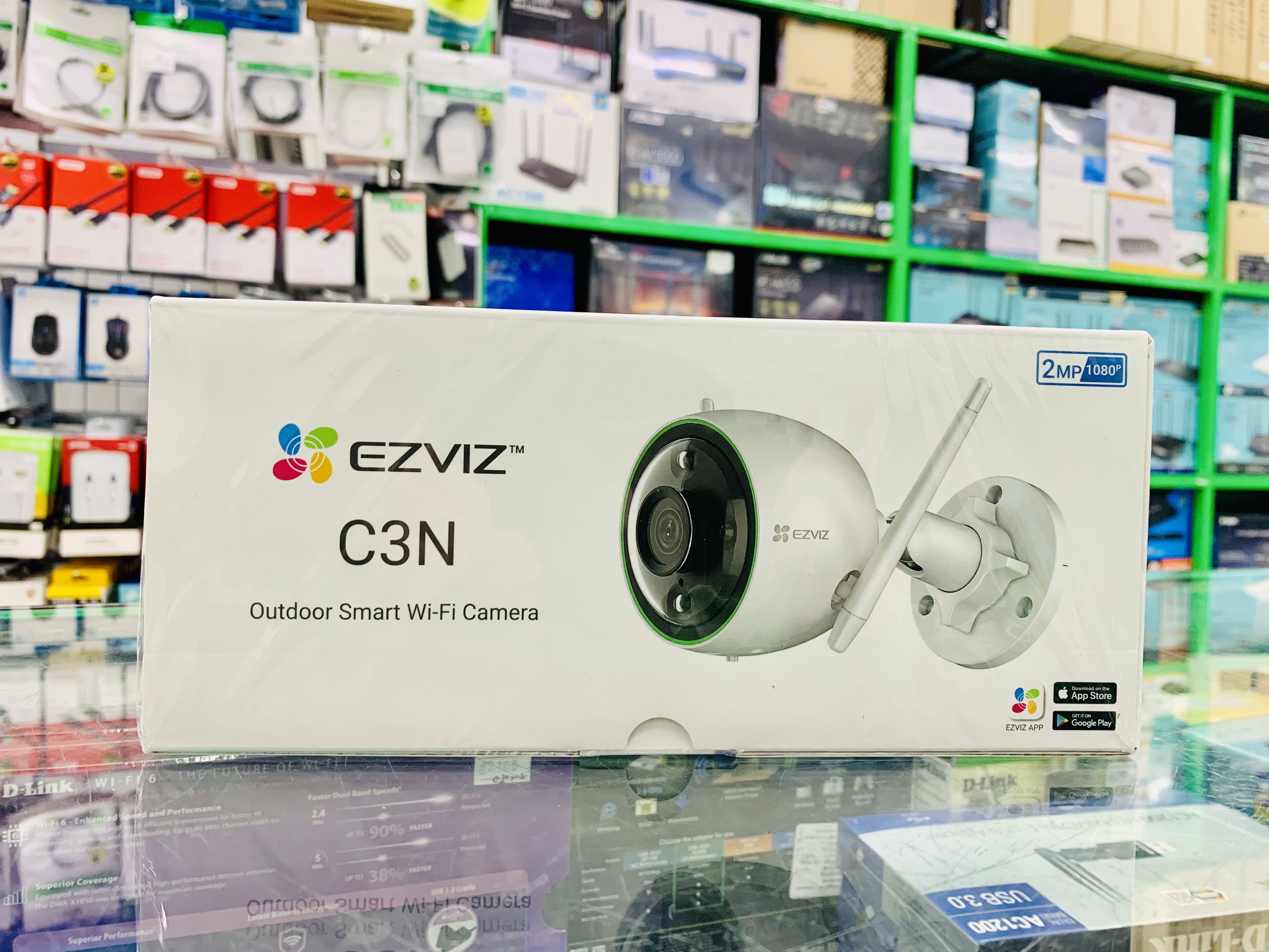 EZVIZ C3N Outdoor Smart Wi-Fi Camera Color Night Vision