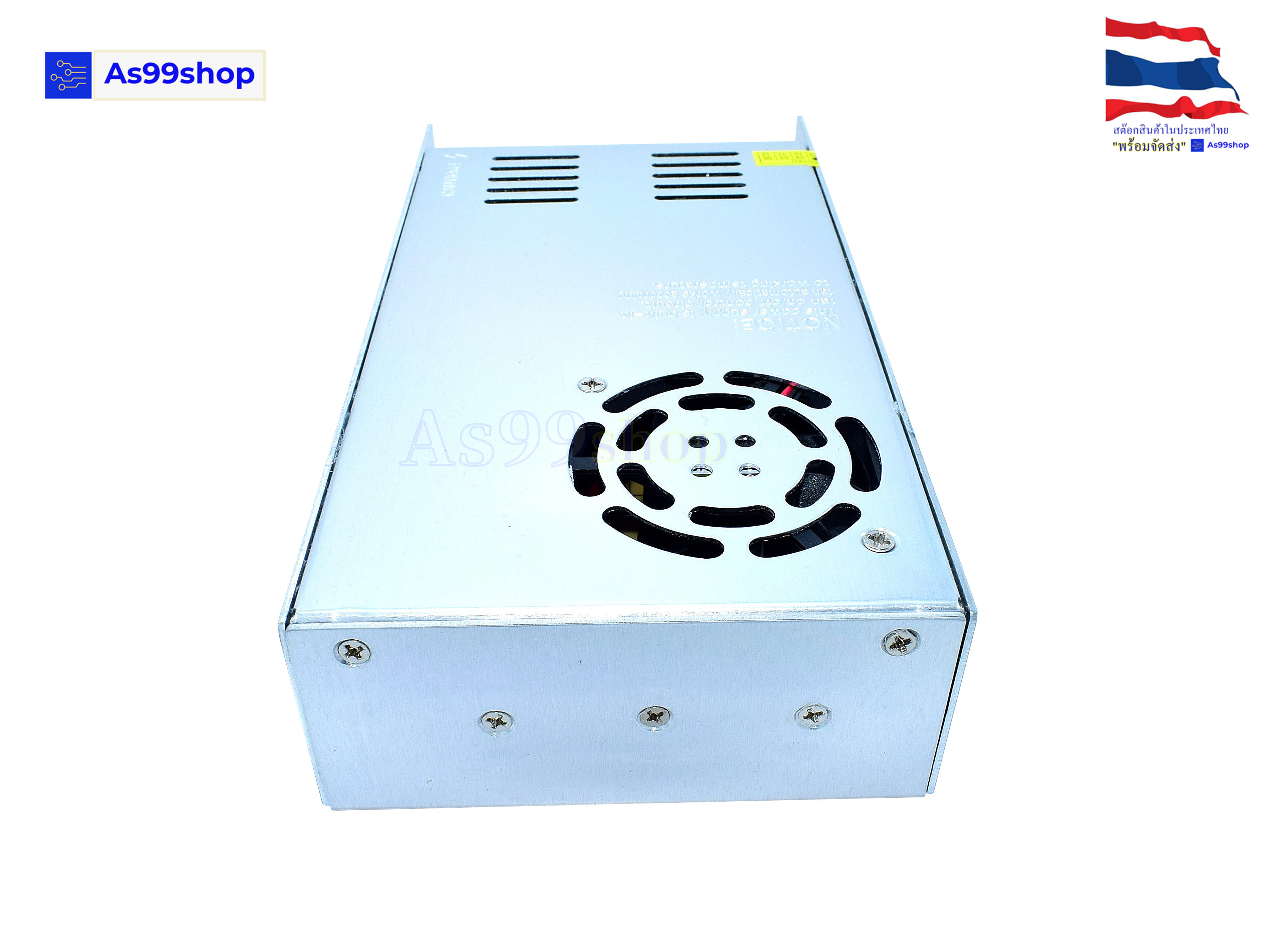 สวิตชิ่งเพาเวอร์ซัพพลาย Switching Power Supply 12V 40A 500W(สีเงิน)