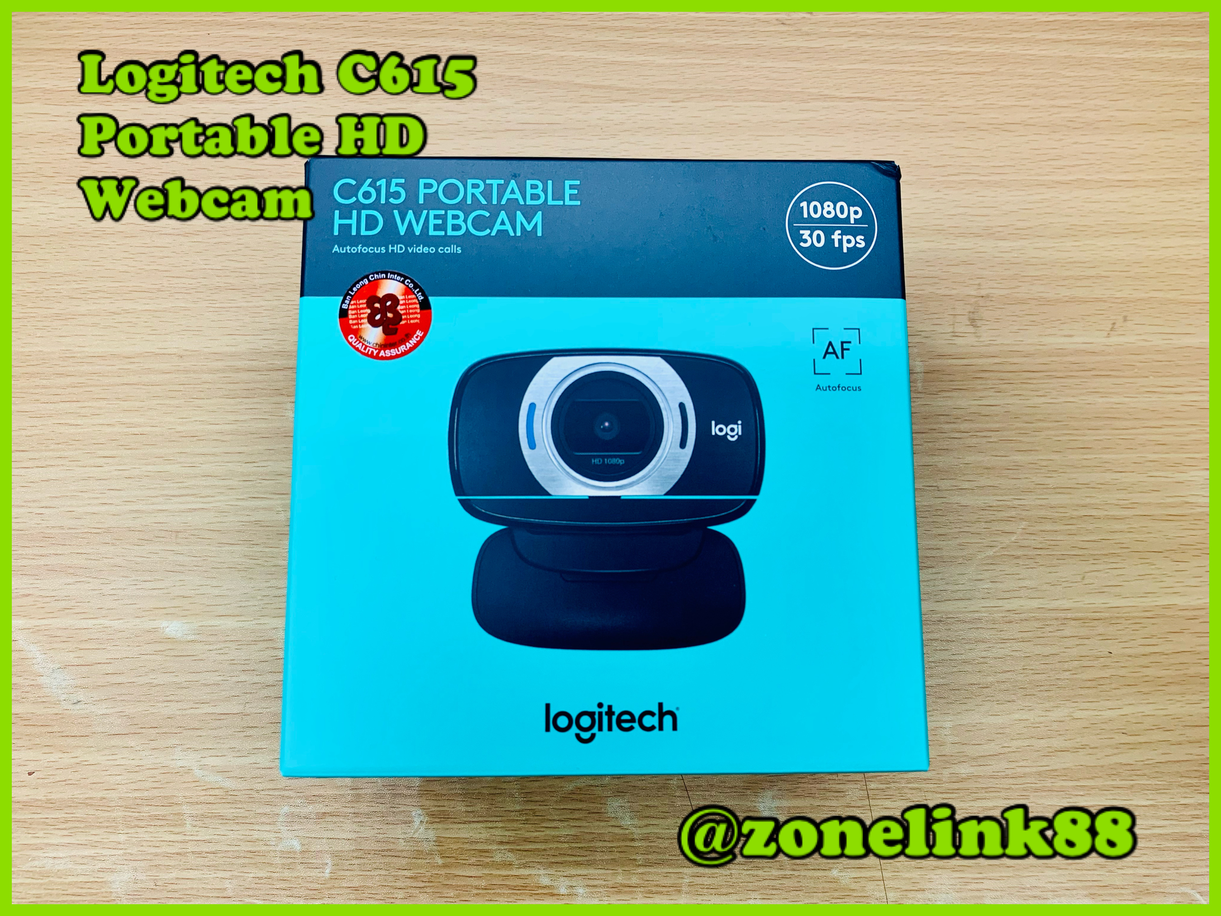 Logitech C615 Portable HD 1080p video calling with autofocus