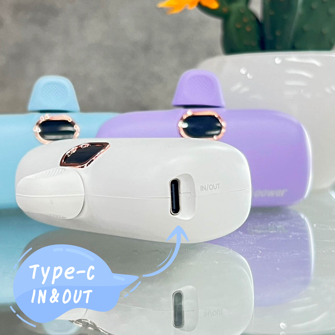 d-power พาวเวอร์เเบงค์ รุ่น S28 ความจุ 5200mAh ชาร์จเร็ว PD20W มีปลั๊กชาร์จในตัว (มอก.2879-2560) รับประกัน 1 ปี