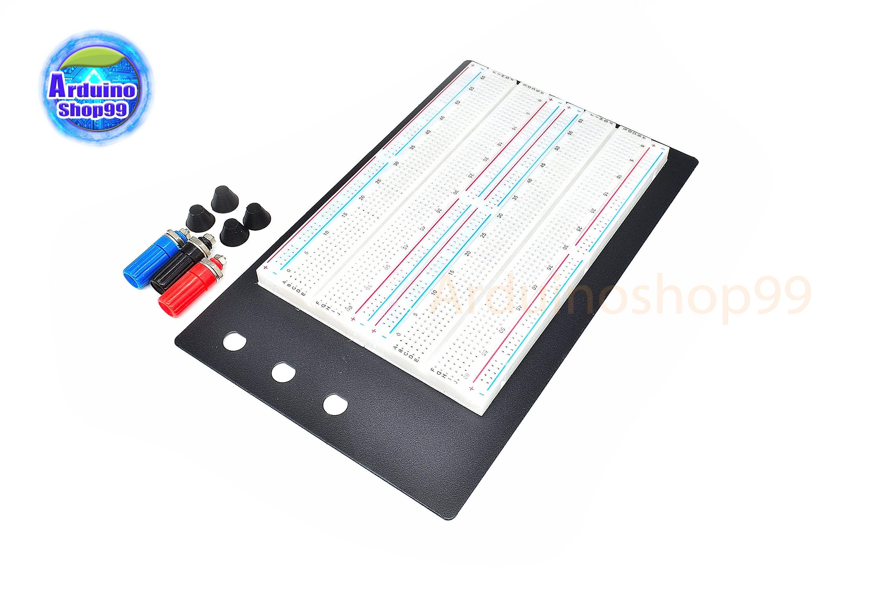 บอร์ดทดลองวงจร ZY-204 ขนาด 1660 ช่อง Protoboard Breadboard 1660 holes
