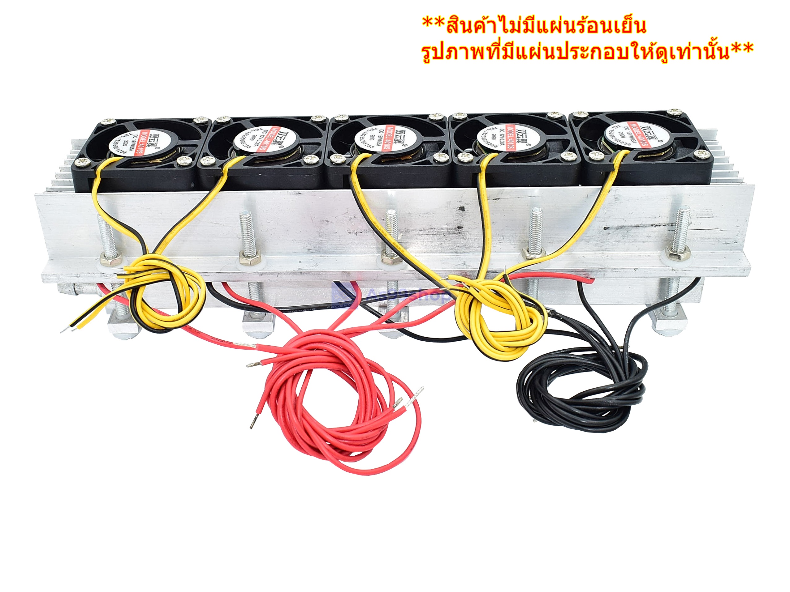 ชุดทำความเย็น ระบายความร้อนด้วยน้ำขนาด 5 บล๊อค(40*200*12) Mini Cooling block(สินค้าเป็นชุดคิทไม่มี แผ่นร้อนเย็น)