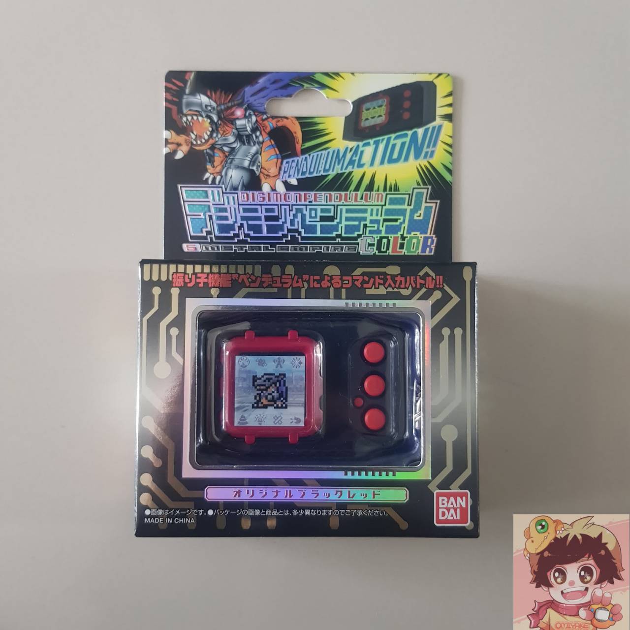 BANDAI DIGIMON Digital Monster PENDULUM [Color Version]Version 5 Metal Empire[BLACK RED COLOR](สีดำแดง) รุ่นจอสี ดิจิม่อน[LOT JP]