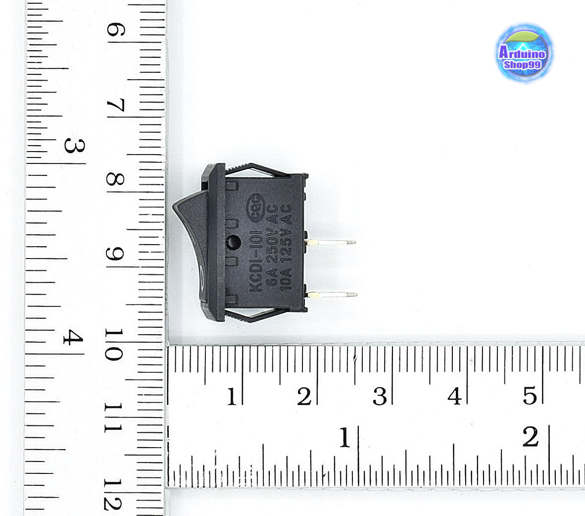 KCD1 Switch 6A-10A 250V 2Pin (2 ตัว)