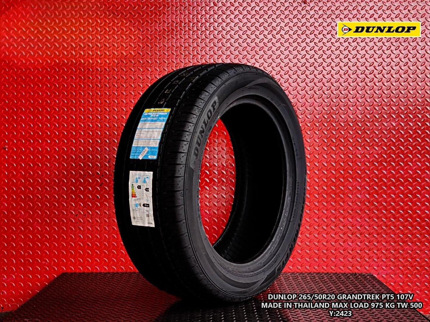 ยาง DUNLOP GRANDTREK PT5 265/50R20